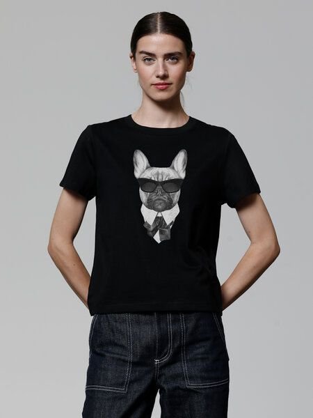 Thumbnail - watapparel T-Shirt Frauen Ein fescher Hund