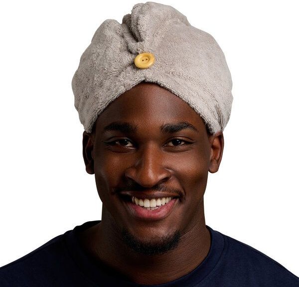 Qupro Turban-Handtuch vegane Seide - innen ultraglatt