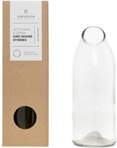 Originalhome Upcycling-Glaskaraffe in 2 Farben