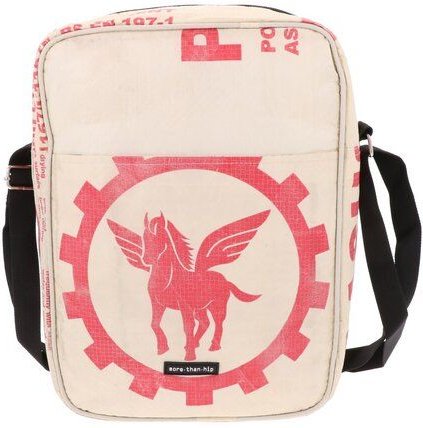 MoreThanHip Unisex Umhängetasche aus recycelten Zement- oder Tierfuttersäcken - Kosal