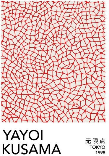 Photocircle Poster / Leinwandbild - Yayoi Kusama, Tokyo 1998 - 1