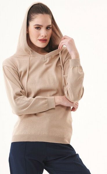 ORGANICATION Feinstrick-Hoodie aus Bio-Baumwolle