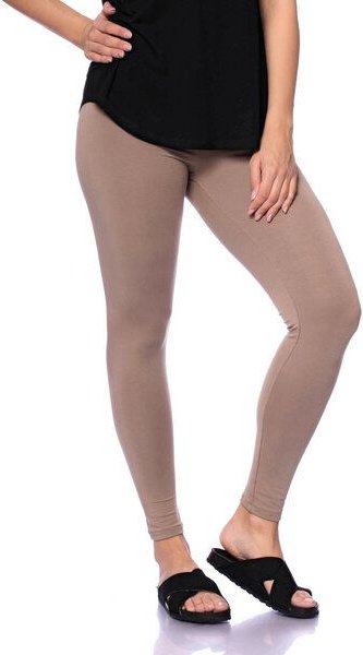 Milchshake High-Waist Basic Leggings aus weichem Modal French-Terry