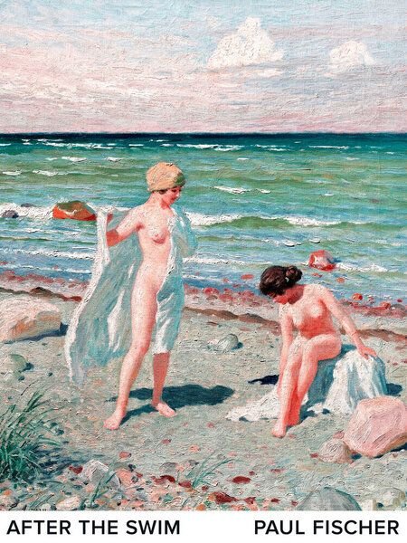Photocircle Poster / Leinwandbild / Kunst - Paul Fischer: Nach dem Schwimmen