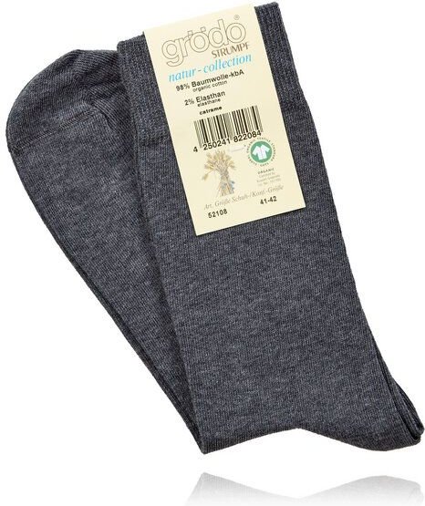 grödo graue Herrensocken (3er Pack)