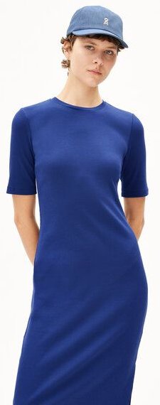 ARMEDANGELS SEHAARAA - Damen Ripp-Jerseykleid aus Bio-Baumwoll Mix
