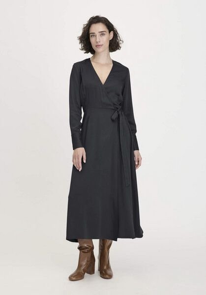 hessnatur Wickelkleid Knöchellang Regular aus reiner LENZING ECOVERO Viskose