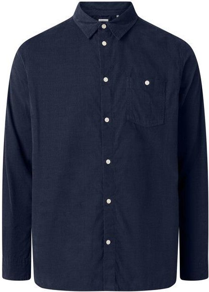 KnowledgeCotton Apparel Cord Hemd - Baby cord custom fit shirt - aus Bio-Baumwolle