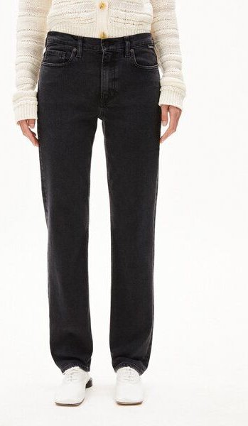 ARMEDANGELS CARENAA Damen Straight Jeans recycelter Baumwoll Mix Comfort Stretch