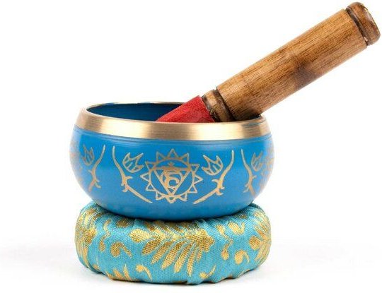 Myga Chakra Klangschale aus gehämmertem Kupfer