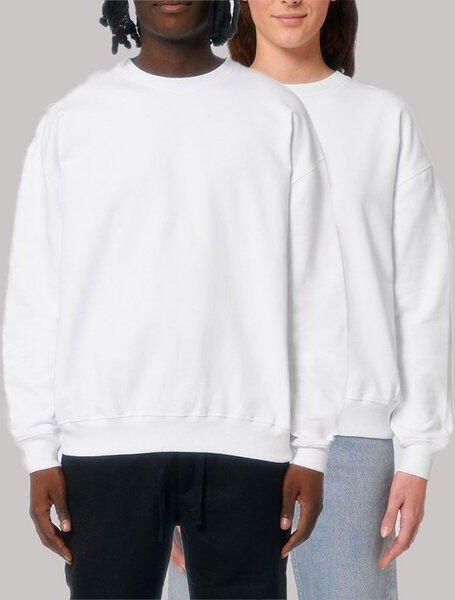 YTWOO Oversized Sweatshirt aus reiner Bio-Baumwolle, Dry Handfeel