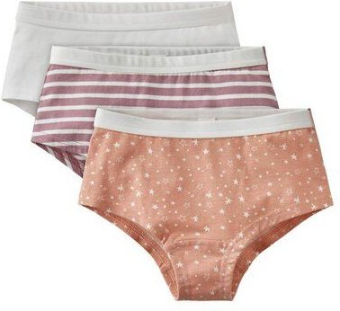 hessnatur Mädchen Panty Regular Cut 3er-Pack aus Bio-Baumwolle