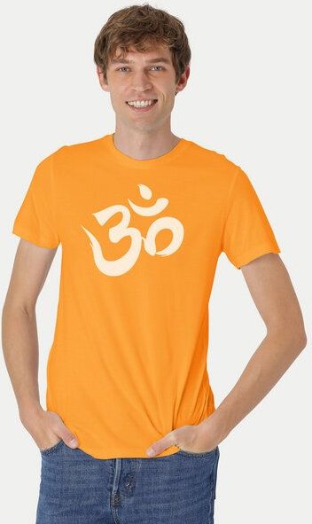 Peaces.bio - handbedruckte Biomode Fit T-Shirt "Om" Herren