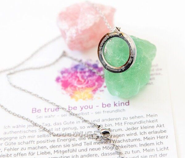 Divasya Mantra Halskette | Ganesha Mantra im Sanskrit | Edelstahl