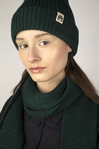 Strickschal aus Merino- Wolle Unisex Kiwistories, mulesingfrei