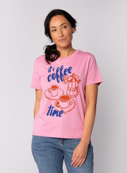 Thumbnail - watapparel T-Shirt Frauen Its coffee time