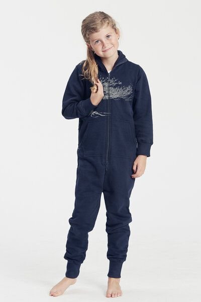 Peaces.bio - handbedruckte Biomode Jumpsuit Windy Tree Kinder