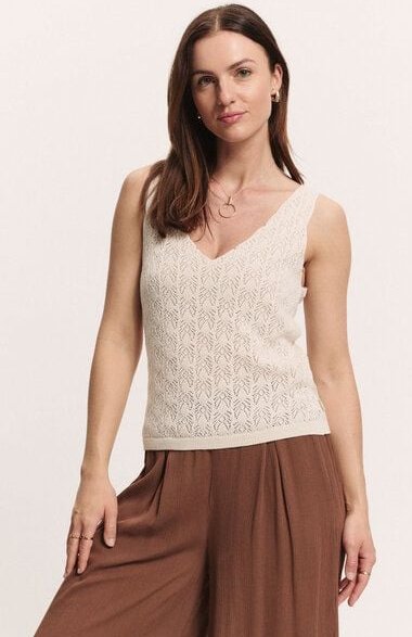 TRANQUILLO Ajour Top Malaa aus Bio-Baumwolle (1220001)
