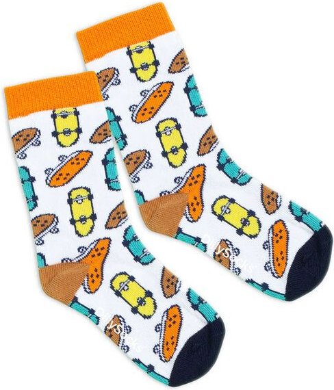 Thumbnail - DillySocks Kindersocken Lil Colorful Skates aus Biobaumwoll-Mix