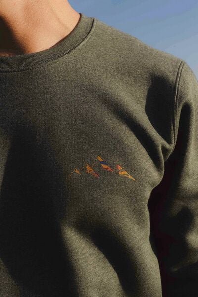 Thumbnail - Kultgut Biofair - Supersoft Sweatshirt - Pullover / Little Mountain Landscape