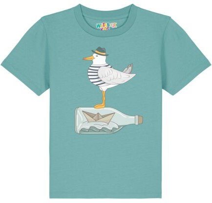 watabout.kids T-Shirt Kinder Möwe mit Hut