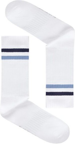 GREENBOMB Tennis-Socken Blue Stripes