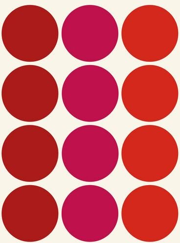 Photocircle Poster / Leinwandbild - Magenta Ludo