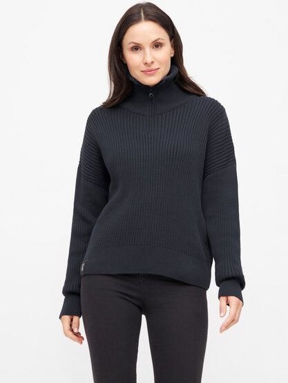 derbe Langarm-Strickpullover „Matrosenplünn“