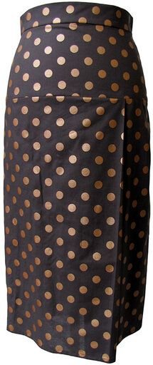 Skrabak Bleistiftrock Lilly mit kupfernen Punkten
