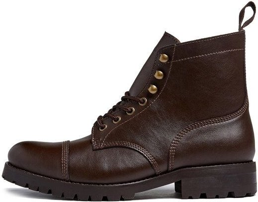 Will's Vegan Shop Work Boots aus veganem, italienischen Leder