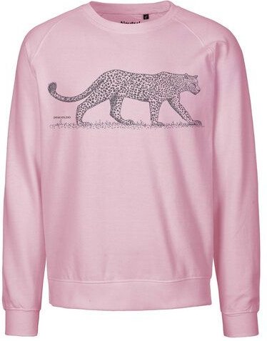 Peaces.bio - handbedruckte Biomode Bio Herren-Sweatshirt Leopard