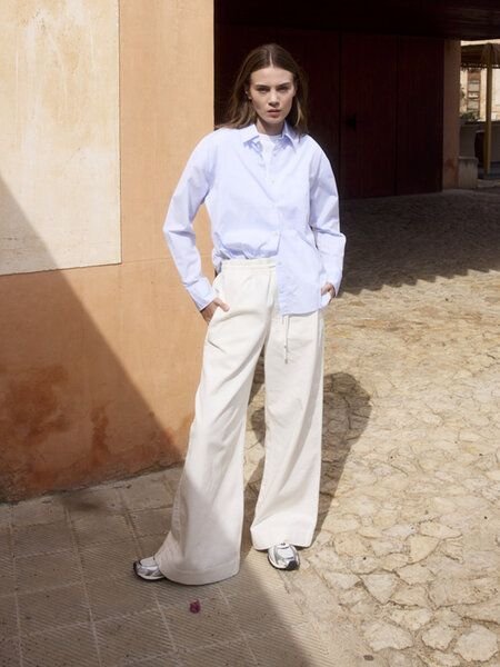 WOTE Oversized Bluse aus Organic Cotton