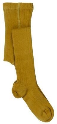 Thumbnail - Baby Strumpfhose curry-gelb – Walkiddy, GOTS-zertifizierte Bio-Baumwolle, weiche Strumpfhose aus 90% Bio-Baumwolle 2% El...