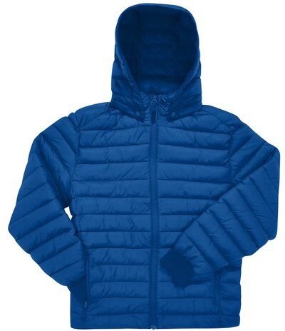 B&C BE INSPIRED Unisex Steppjacke abnehmbare Kapuze Seitentaschen mit Reißverschluss Wasserabweisend bis Gr. 4XL