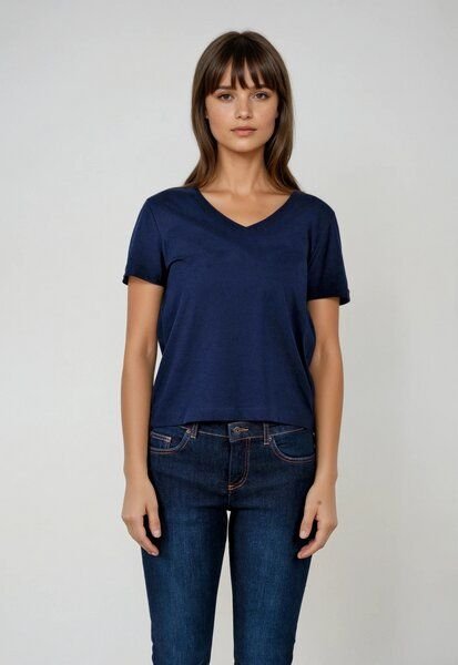 TORLAND Damen T-Shirt mit V- Ausschnitt ISLA