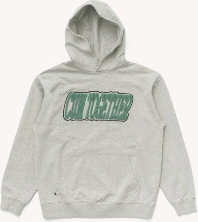 CARNE BOLLENTE Hoodie - Together With A Twist aus biologisch angebauter Baumwolle