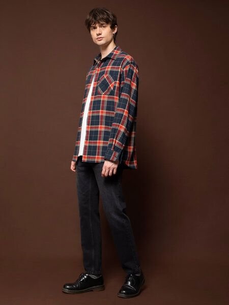 Nudie Jeans Unisex KariertesFlanellhemd "RELAXED FLANNEL SHIRT REBIRTH", Multi