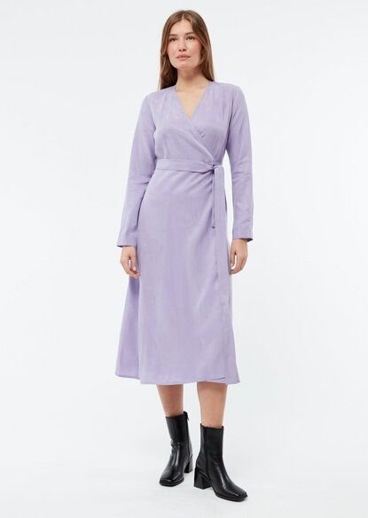 Givn Berlin Wickelkleid GBVIRGINIA aus TENCEL mit Peach-Effekt