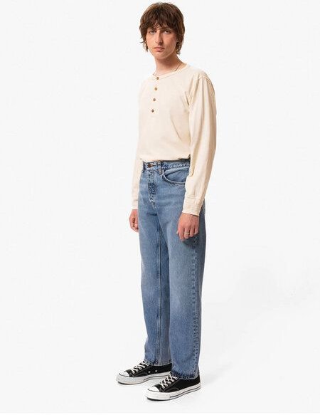 Nudie Jeans Regular Fit Herren Jeans - Rad Rufus - aus 100% biologisch angebauter Baumwolle