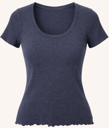 NORDLICHT Geripptes T-Shirt Evi aus Bio-Baumwolle