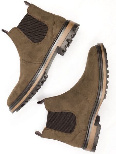 Will's Vegan Shop Continental Chelsea-Stiefel Veganes Wildleder Herren