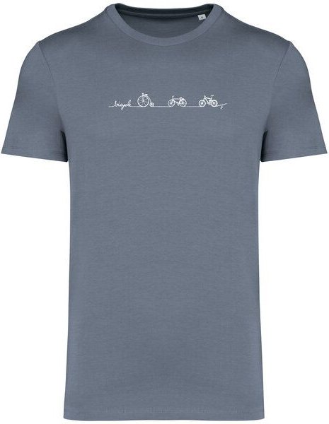 Brandless Basic Bio T-Shirt Men Bicycle Line Nr. 5 ( 180g/m²)