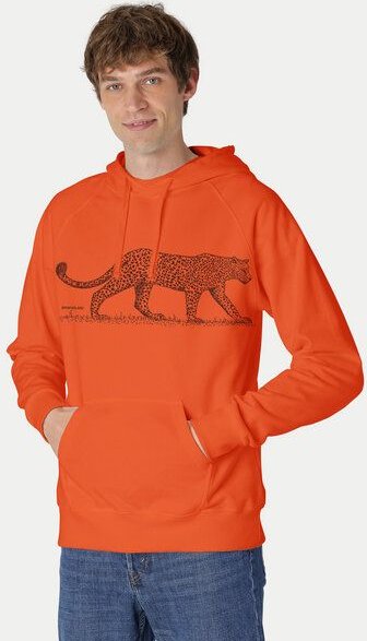 Peaces.bio - handbedruckte Biomode Bio-Herren-Kapuzensweater Leopard