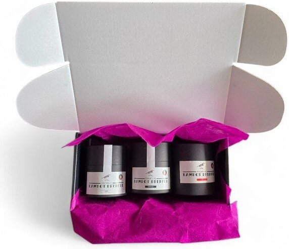 BAGHI Geschenkbox mini mit 3 Pfeffer Raritäten und 10 Rezepten