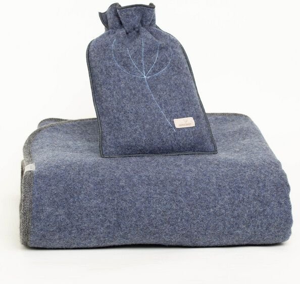 nahtur-design Lodendecke + Ökowärmflasche im Set