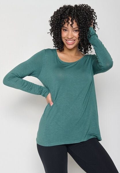 GREENBOMB Basic Mind - Lässiges Longsleeve aus Viskose (LENZING ECOVERO) Mix / Fair & Vegan