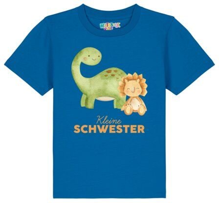 watabout.kids T-Shirt Kinder Dinosaurier 06 Kleine Schwester