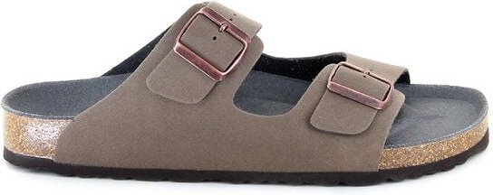 Vegetarian Shoes Vegane Sandale - Two Strap Sandal Fake Suede (Stone)