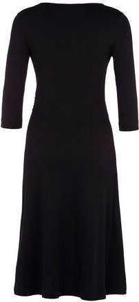 Skrabak Jerseykleid Marlene Wickeloptik schwarz