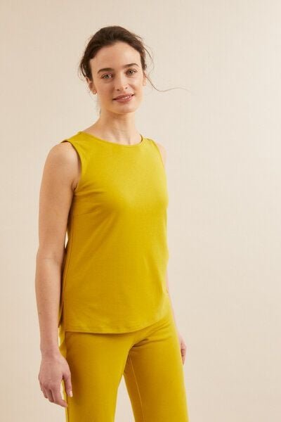 LANIUS Top aus Tencel Lyocell mit Bio-Baumwolle